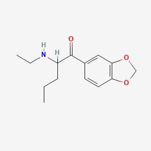 n ethylpentylone structure.